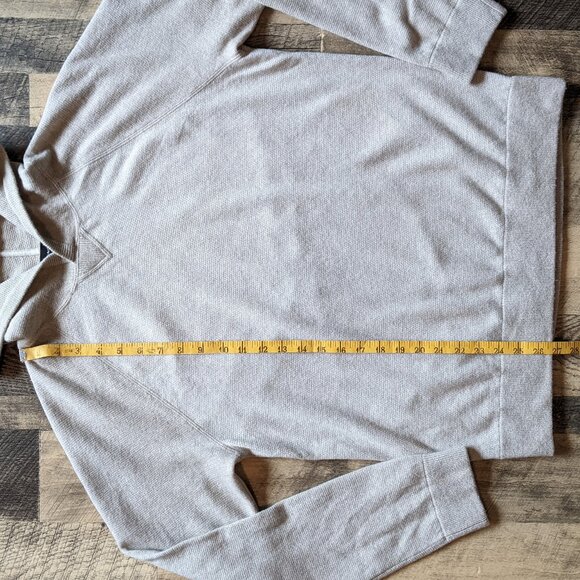 Vince Bird’s Eye Raglan Sleeve Wool & Cashmere Hoodie - Picture 5 of 7